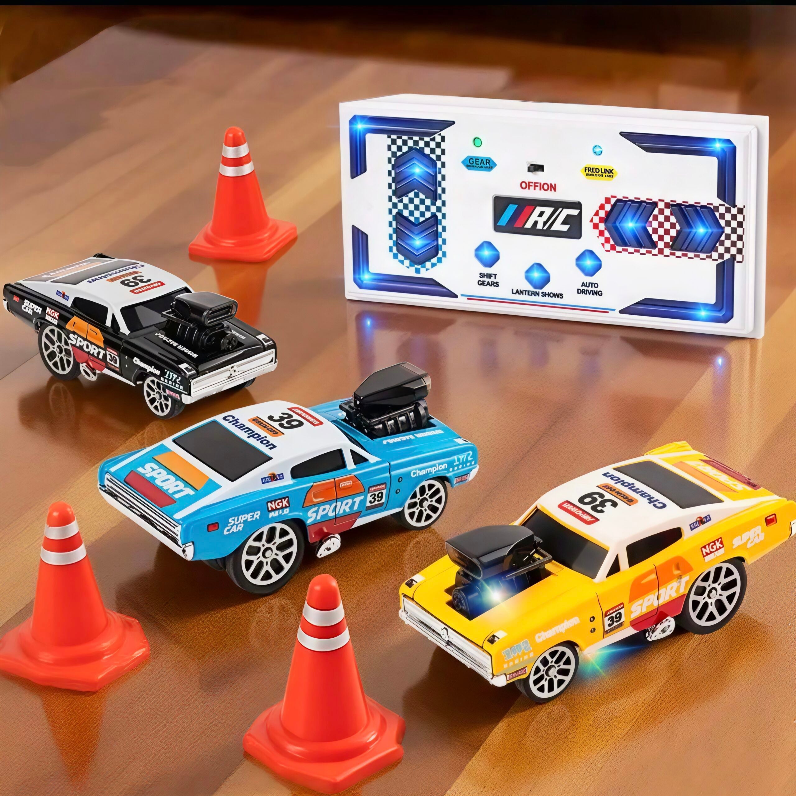 Mini Dodge Drift RC - side